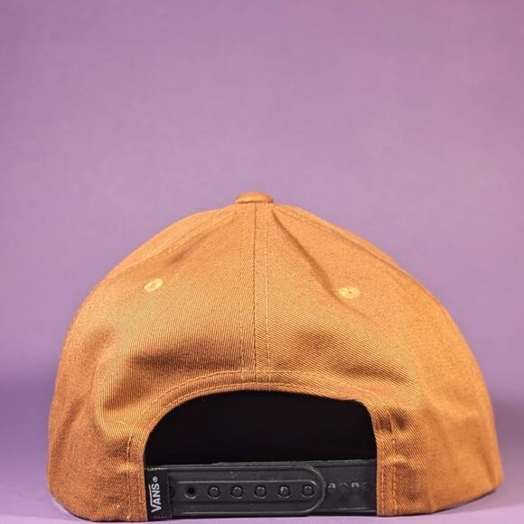 NWOT Vans Adjustable Baseball Hat Brown Skateboarding Original - Picture 3 of 5